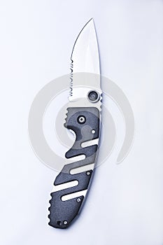 Military knife isolated