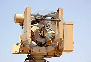 Military machine-gun photo