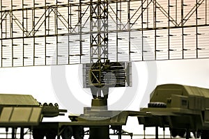 Military mobile radar station , Russia