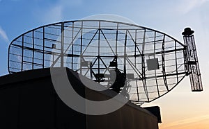 Military mobile radar station