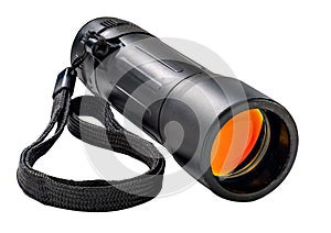 Military monocular isolated on a white background