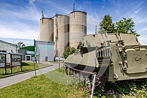 Military museum, The area of the Czechoslovak fortifications, bunker Cihelna near Kraliky town, Czech republic