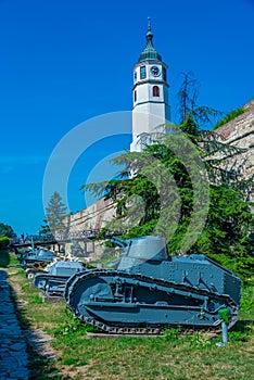 Military museum at Kalemegdan fortress in Belgrade, Serbia