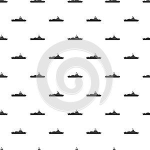 Military navy ship pattern, simple style