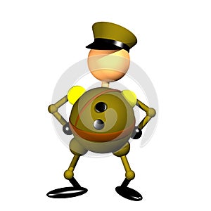 Military officer clipart