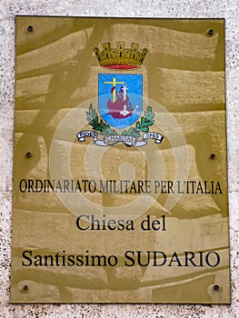 Military Ordinariate of Italy sign