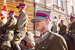 During Military parade for the Greece Independence Day is an annual national holiday