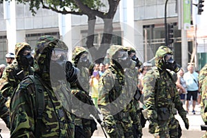 Military parade of Independence Day in Rio, Brazil