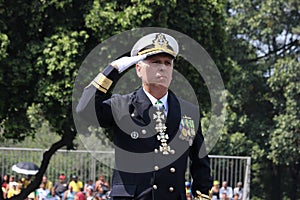 Military parade of Independence Day in Rio, Brazil