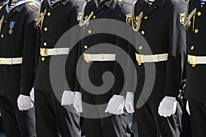 Military parade in Sevastopol, Ukraine