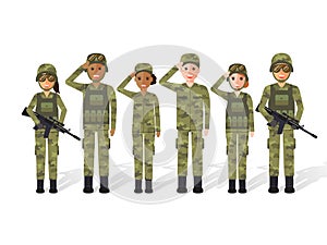 Military people photo