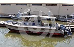 Military Police Small Shoreline Patrol Boat