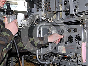 Military radio photo