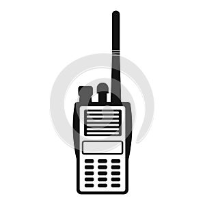 Military radio simple icon