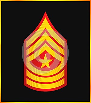 Military Ranks and Insignia. Stripes and Chevrons of Army