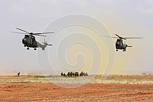 Military rescue operation