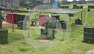 Military simulation training camp