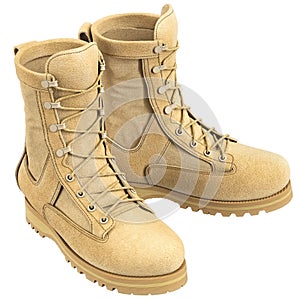 Military soldier boots