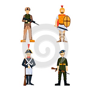 Military soldier character weapon symbols armor man silhouette forces design and american fighter ammunition navy