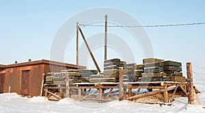 Military store ammunition and explosives photo