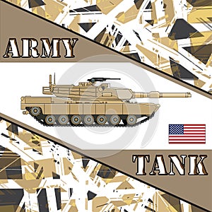 Military tank american army.