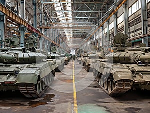 Military Tank Assembly Line
