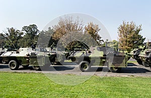 Military tanks