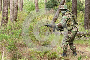Military training combat