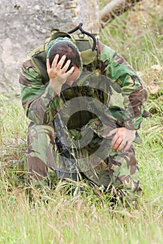 Military training combat photo