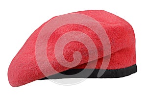 military troops red beret