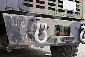 Military truck bumper