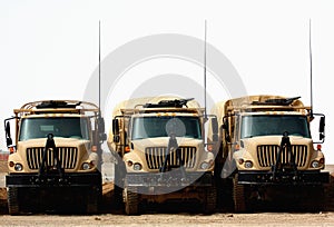 Military trucks