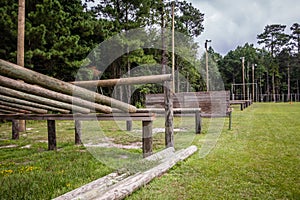 Military type obstacle course photo