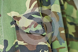 Military uniform fabric