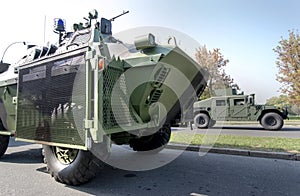 Military vehicle truck