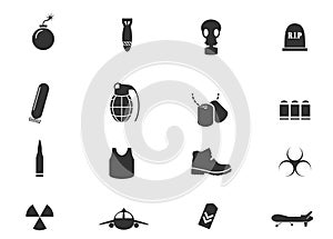 Military and war icons