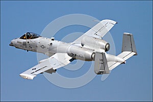 Military A10 Warthog Thunderbolt Jet Aircraft