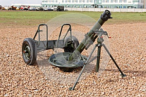 Military weapon, guns and canons.