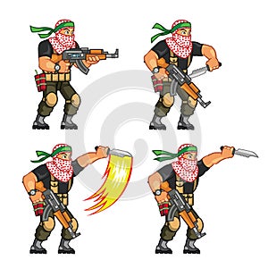 Militia Knife Attack Sprite