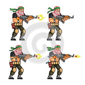 Militia Shooting Sprite