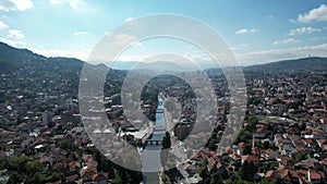 Miljacka River On Sarajevo