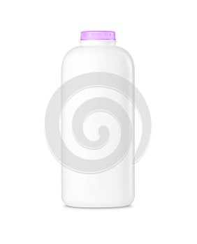 Milk bottle. Empty bottle. on white background. Isolated