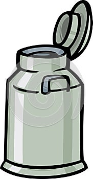 Milk can or churn cartoon clip art