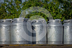 Milk cans