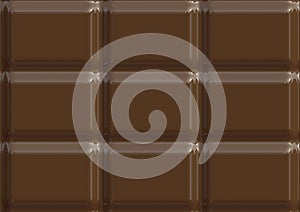 Milk chocolate texture illustration