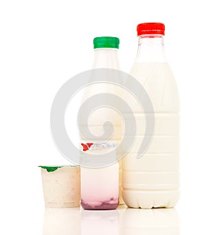 Milk, dairy products and yogurt