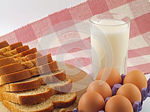 Milk, Eggs, & Bread - The Staples