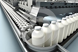 Milk factory production line
