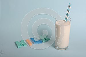 Milk fun letters photo