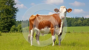 milk guernsey cow